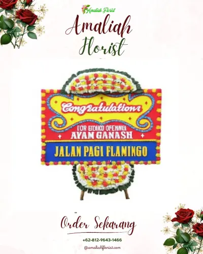 Bunga Papan Congratulation di Palupi
